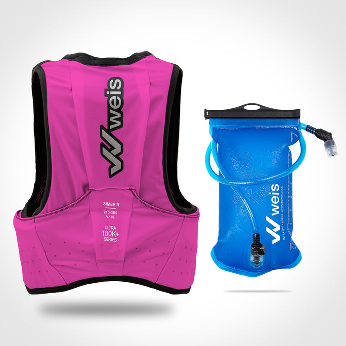 SIMER II 10 L WITH HYDRATION BAG / PINK