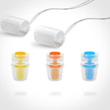 HYDRAFOOD STRAW WITH BLUE / ORANGE / YELLOW VALVES